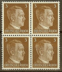 AUTHENTIC Historical Artifact Stamp Germany Blocks WWII 3rd Reich Hitler MNH