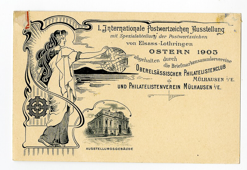Germany, 1903 International Stamp & Collectibles Exhibition, Postal Card, Unused