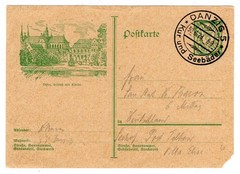 Danzig GA P45 View Olive Castle Corner Error Canceled (GA4745)