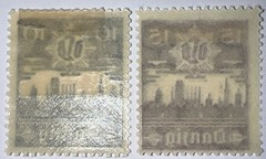 Travelstamps: 1937 Germany Danzig Stamps Mi.No. 267-268, Mint, Og, Hinged, WW2