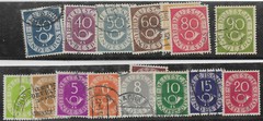 WEST GERMANY Yv# 9/24 USED Complete Set