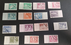 Germany, DDR nice complete set of 1980-1981 definitive stamps