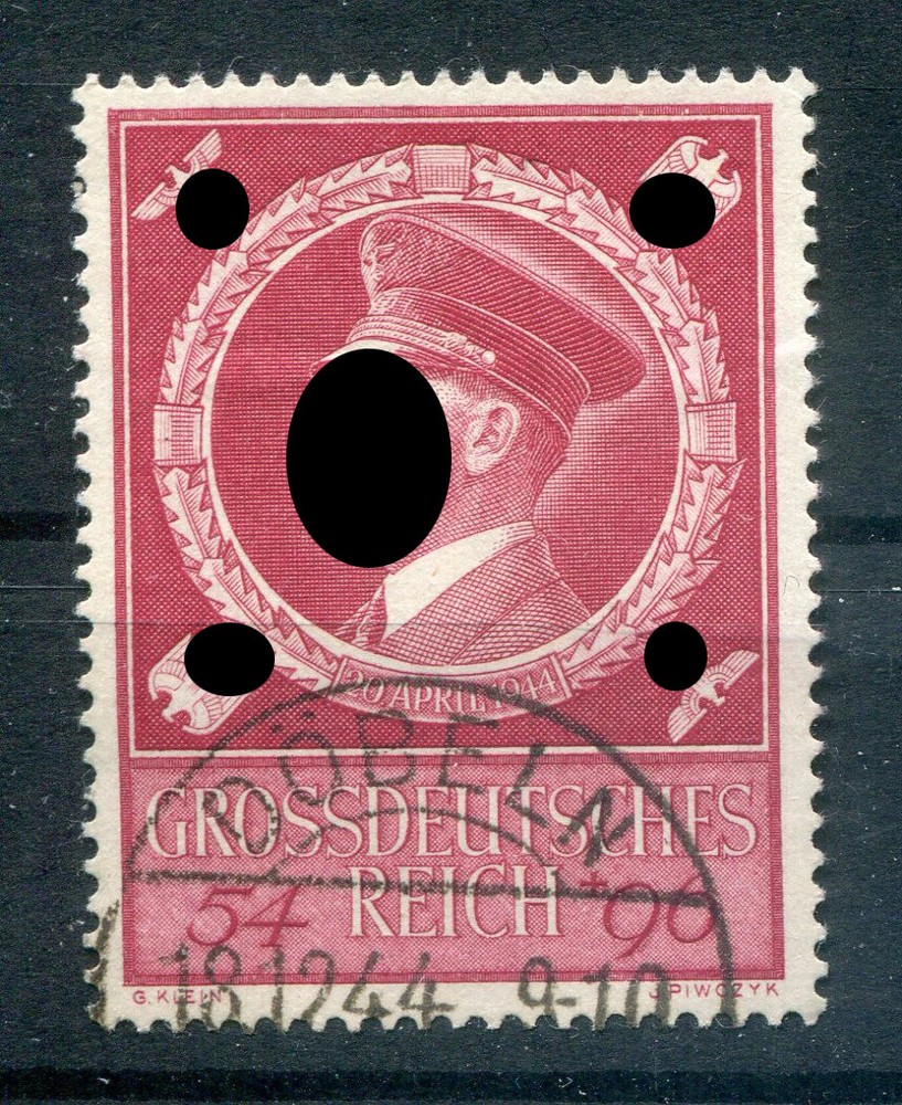 DR-3 Reich 887 Stamped Used Postage Stamp (Example Image) Authentic