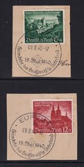 GERMANY 1940 Eupen & Malmedy set of 2 SG 736-737 Used