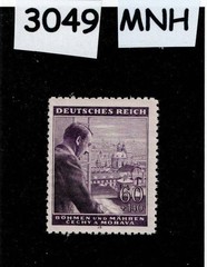 MNH Stamp Sc B18 Adolf Hitler 1943 Birthday WWII Germany occupation #3049
