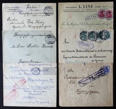 Germany Stamps Selection of 55 Feldpost Covers Red Cross Censor Etc