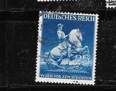GERMANY GERMAN SC#505 1941 USED OLD WWII ERA prince eugene monument STAMP