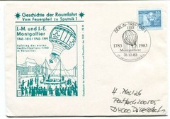 1983 Geschichte Raumfahrt Vom Feuerpfeil Sputnik 1 Montgolfier Berlin Trepton
