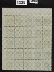 MNH stamp block Overprint 800K over 300Mk Scott #264 German Republic 1923 #2238