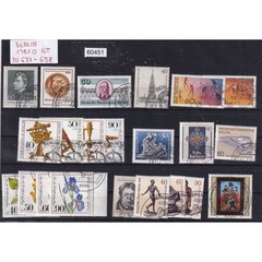 Berlin 1981, Mich.-Nr.: Completely stamped LUXURY (from subscription)