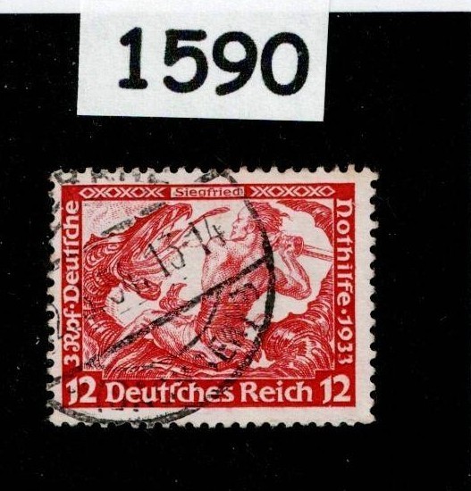 Stamp Sc# B54 Richard Wagner Composer Siegfried Germany #1590