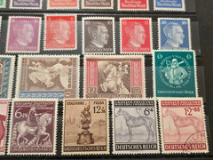 WW2 Nazi German Third Reich NSDAP Swastika Hitler Head Stamp Matched Den + Sets
