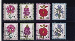 Bundesrepublik MNH ** & used 818-21 Scott B512-5 flowers