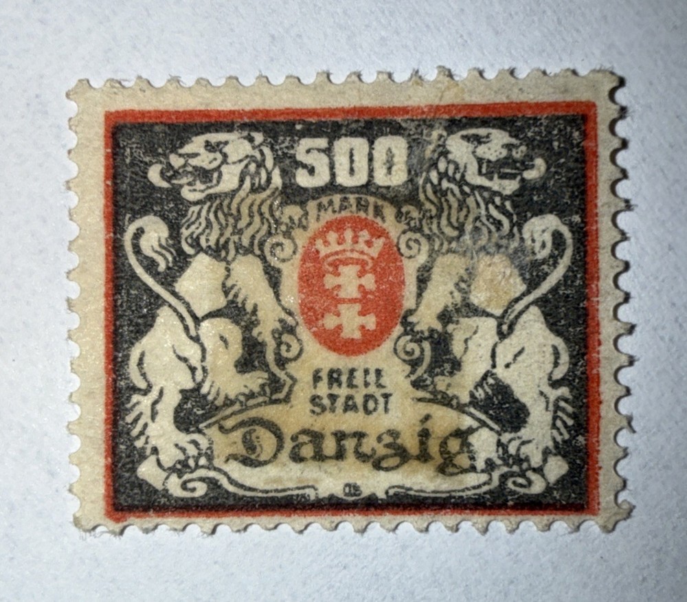 Danzig Germany MI 144 500M Mint OG Hinged.