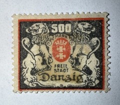 Danzig Germany MI 144 500M Mint OG Hinged.
