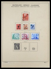 BERLIN Germany Deutschland 1948-1990 MNH MH Used in Schaubek Stamp Collection