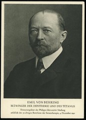 Marburg 1940 Emil von Behring Philipps University Commemorative Postmark Germany
