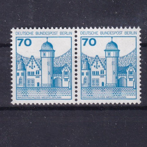 Berlin MNH ** 538 horizontal pair from Castles set