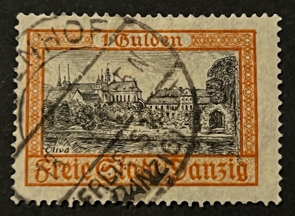Travelstamps: Germany Danzig Stamps Scott #194 Olivia Castle Used Handstamped
