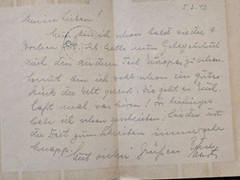 1943 WWII German Luftwaffe Soldiers Feldpost War Letter Covers sent home to Wife