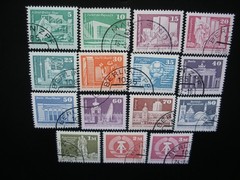 DDR 1981- Short Year of 72 Stamps, 1 Souvenir Sheet, 1 Sheet of 6 MNH, Used