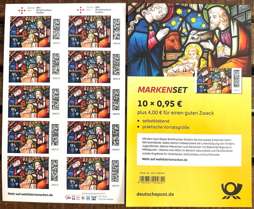 FRG NEW NOV. 2025 Mi. 3936-3937 BRAND SETS FB 151 CHRISTMAS + FB 152 WINTER!!