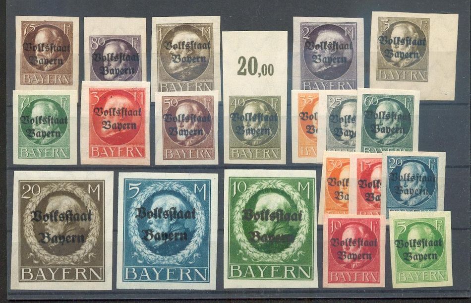 Bavaria 116/35B Set** MNH Mint Never Hinged 30EUR(69557