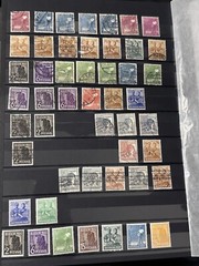 GERMANY DEUTSCHE REICH STAMP COLLECTION + STATE STAMP IN STOCKBOOK USED, MH, MNH