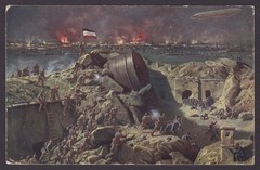 GERMANY 1915, Fieldpost card, Battle of Liège 1914, Propaganda, WWI