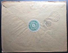 1923 Berlin Registered Cover to Brussels – Dresdner Bank – PERFIN Germania 40pf