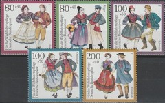 Germany-FRG Welfare Costumes 1993 MNH-13 Euro