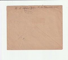 1922 BERLIN, GERMANY INFLATION COVER W/ 8 STAMPS INCLUDING 3 PAIRS