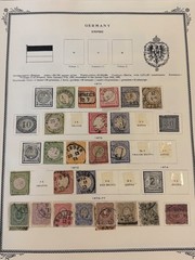 German & State Stamps in Scott Specialty 3 ring album M&U -1938 incl BOB L2034