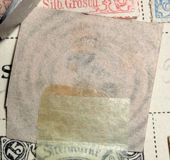 Germany (Princes of Thurn and Taxis) 6 Kreuzer Black Possible 1910 Reprint
