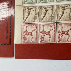 1936 Deutsches Reich Berlin Olympics Stamp Booklet Sheet MNH German