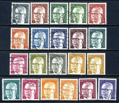 Stamps Germany, Scott # 1028-1044 used, complete set