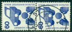 GERMANY SCOTT # 9N323 PAIR, TRAFFIC SAFETY, USED, , GREAT PRICE!