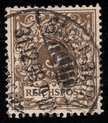 1889 German Empire 3 pfg Lot Michel 45 Scott 46 used