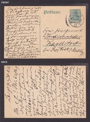 GERMANY 1914, Pre-stamped postcard Mi #P90 from Leipzig to Kavelstorf