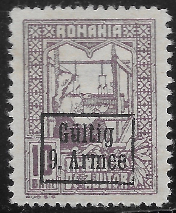 WWI 1918 Germany occ. Romania POSTAL TAX Sc#3NRA8 MH OG VF