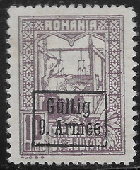 WWI 1918 Germany occ. Romania POSTAL TAX Sc#3NRA8 MH OG VF