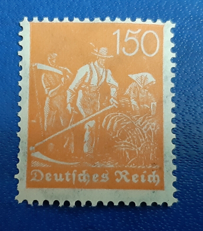 Stamp Germany Deutsches Reich 150 Pfennig 1921 Mi. Nr. 189 WZ 2 (23383)