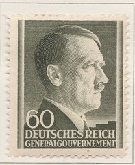 Germany WWII General Government 1942 60gr Perf 12 1/2 MH* A30P40F45329