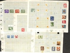 Germany Stamp Collection on 47 Pages, WWII Occupations, Danzig, Thurn++ (KD)