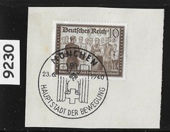 #9230 B153 1939 Postal & Culture fund issue Third Reich Munich Germany cancel
