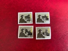 GERMANY EAST DDR 1966 MNH NATIONAL PEOPLE’S ARMY COMBINE HARVESTER BRANDENBURG