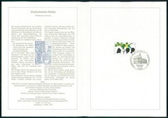 GERMANY FOLDER 1992/10 SUGAR INSTITUTE BERLIN SUGAR BEET