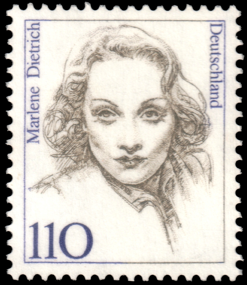 ✔️ GERMANY 1997 – FAMOUS WOMEN MARLENE DIETRICH ACTRESS – SC. 1727 MNH