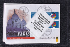 `ODZ&GERMANY 8 VERY GOOD DEUTSCHE POST EXHIBITION COVERS LOOK ALL DIFFERENT 880