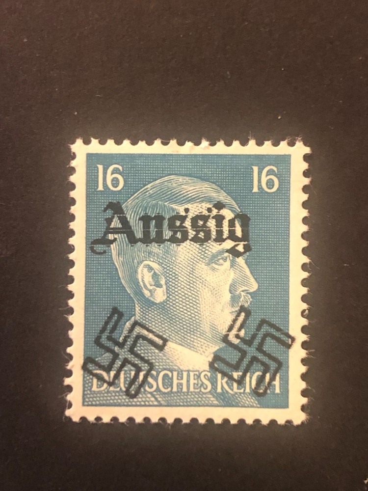 SUDETENLAND WWII GERMAN OCCUPATION Local fantasyovpt AUSSIG 16 Rpf. MNH /s1 #925